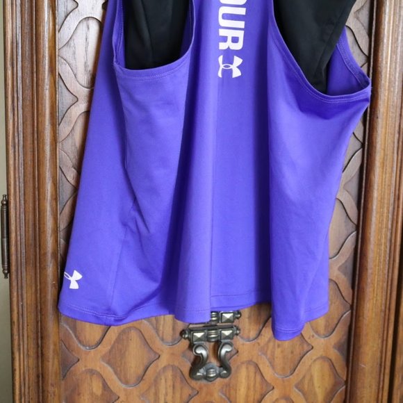 SOLD Under Armour Heat Gear 2-in-1 Muscle Tank Style #1298832 - Picture 9 of 15